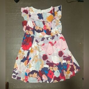 Julia Jordan Colorful Abstract Art Mini Dress Women’s 18W